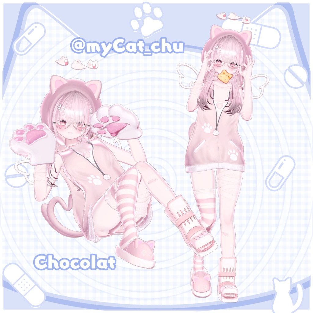 𖦹ʚ Toxic Cat ɞ𖦹⊹outfit+hair⊹