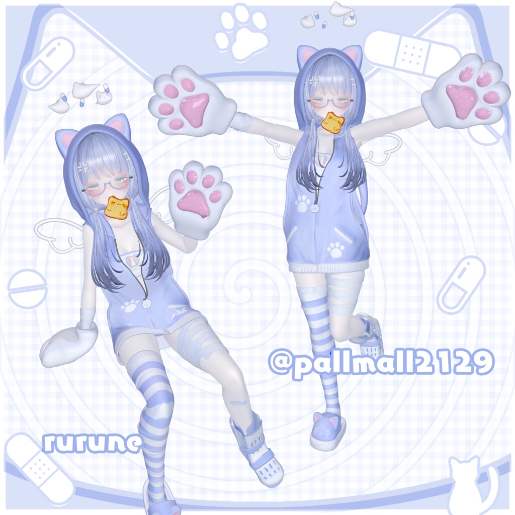 𖦹ʚ Toxic Cat ɞ𖦹⊹outfit+hair⊹