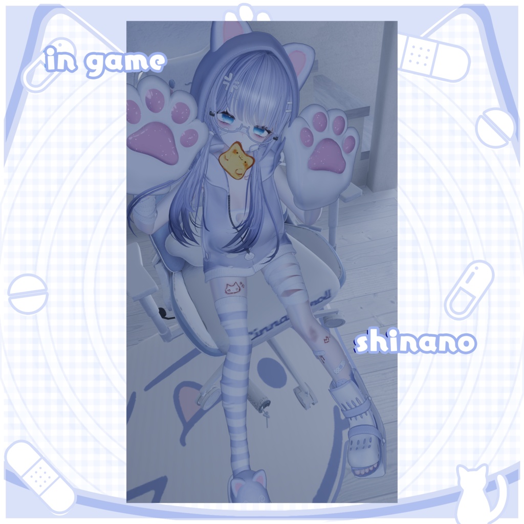 𖦹ʚ Toxic Cat ɞ𖦹⊹outfit+hair⊹