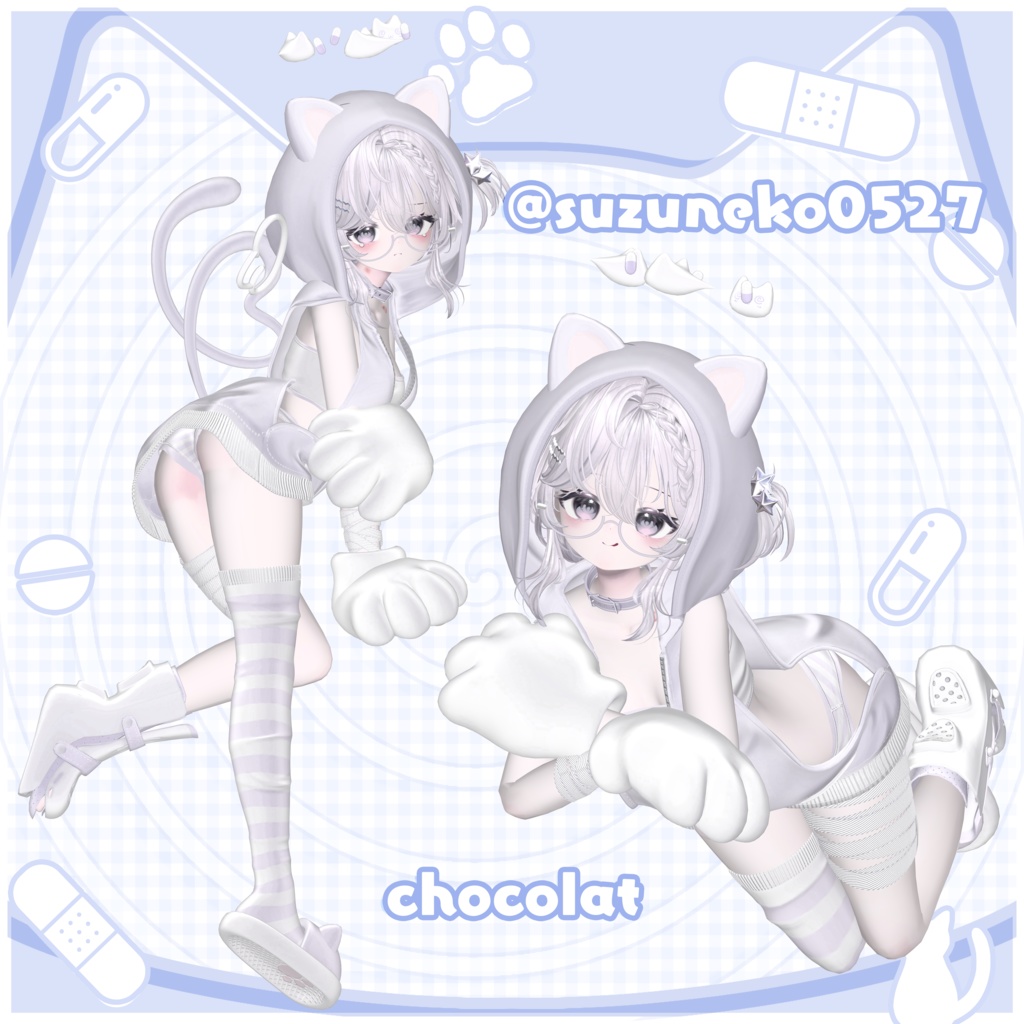 𖦹ʚ Toxic Cat ɞ𖦹⊹outfit+hair⊹