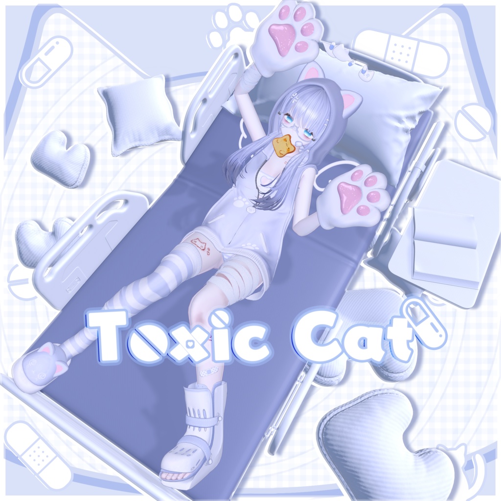 𖦹sale𖦹ʚ Toxic Cat ɞ⊹outfit+hair⊹