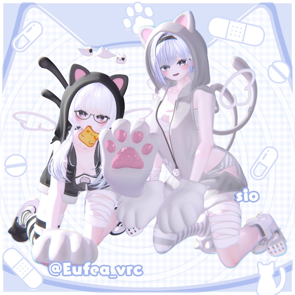 𖦹ʚ Toxic Cat ɞ𖦹⊹outfit+hair⊹