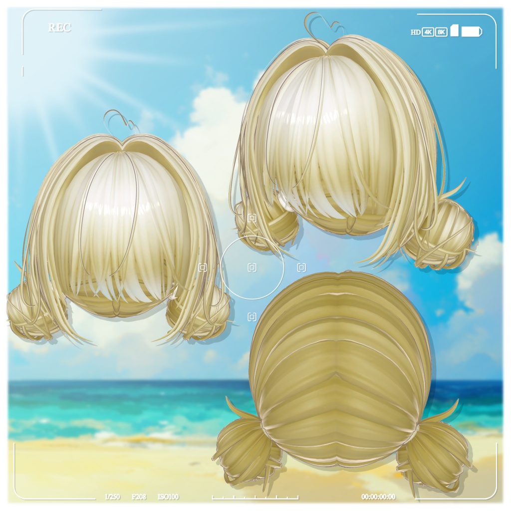 ☀️10アバター対応☀️Sunlit Hair☀️