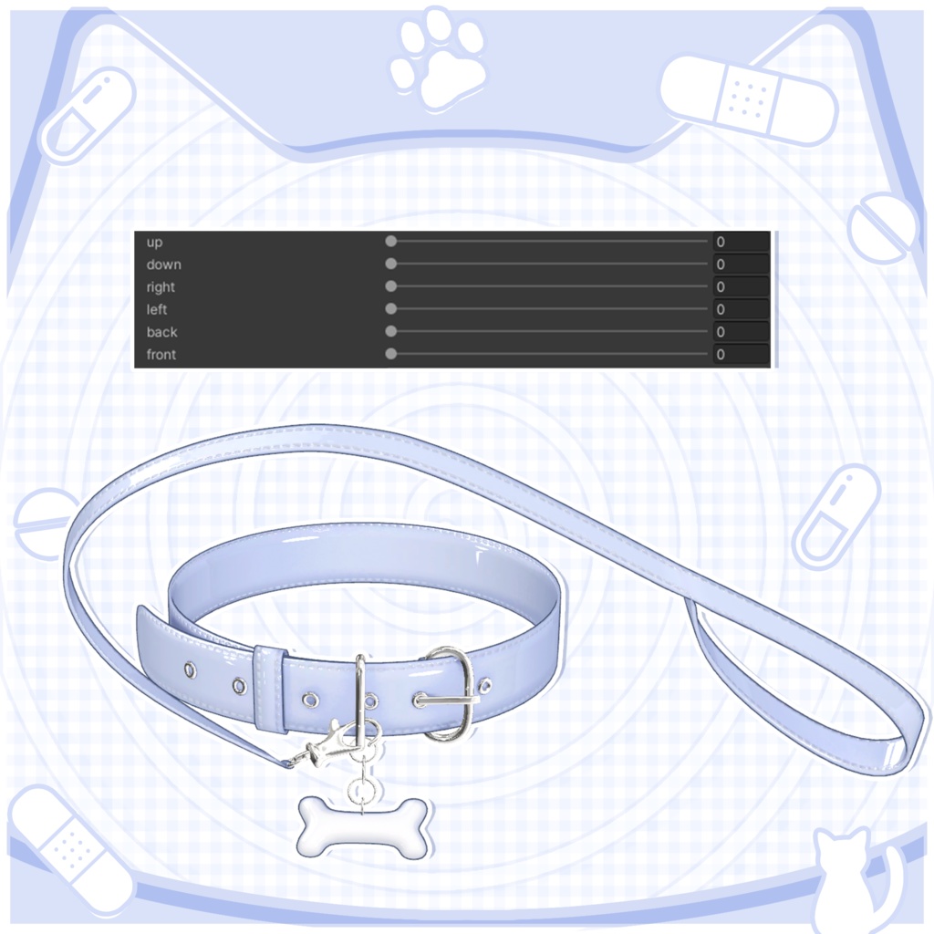 𖦹ʚ Acid Catɞ𖦹Tail+Ears+Collar