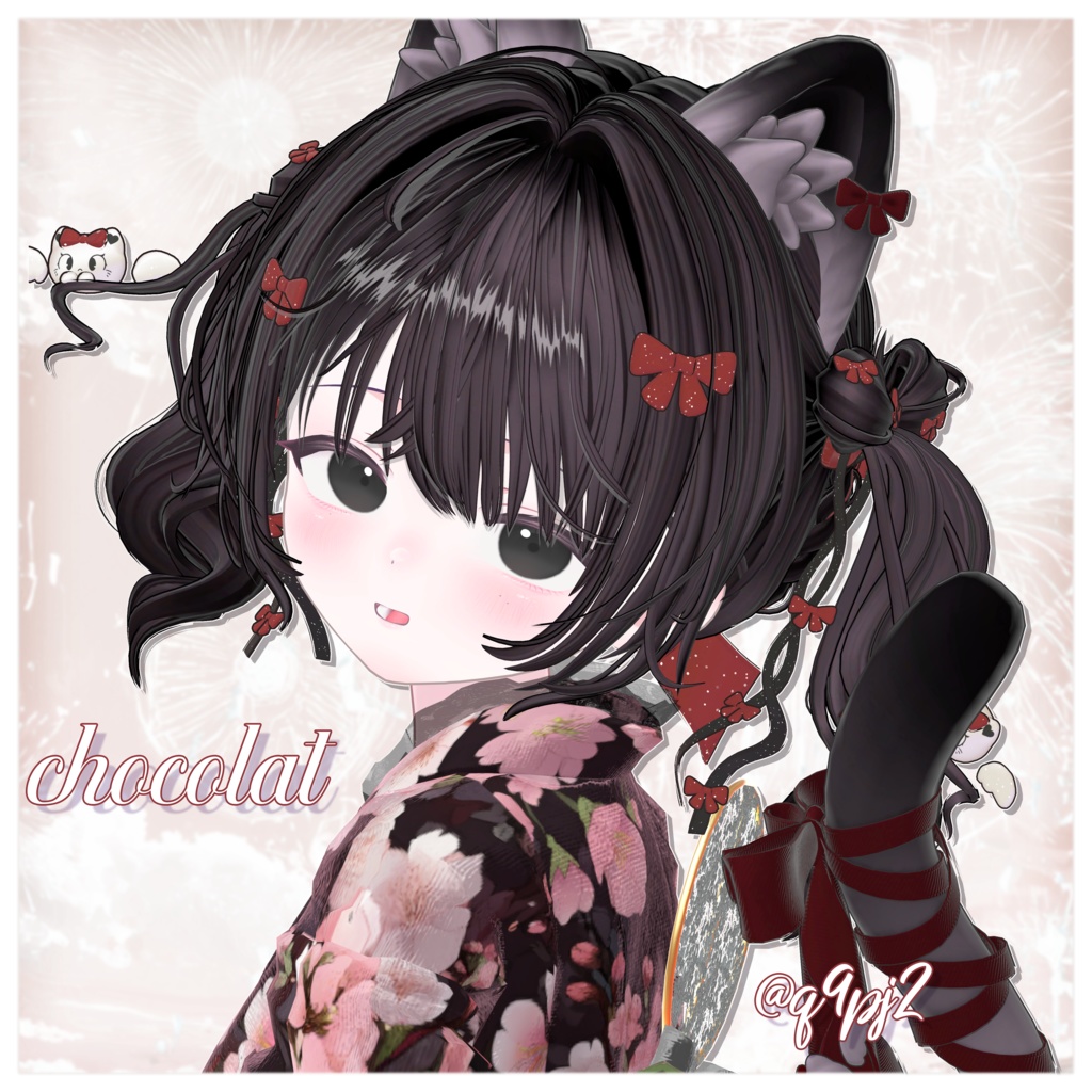 💙ʚ 3way Meowbow Twins ɞ💙