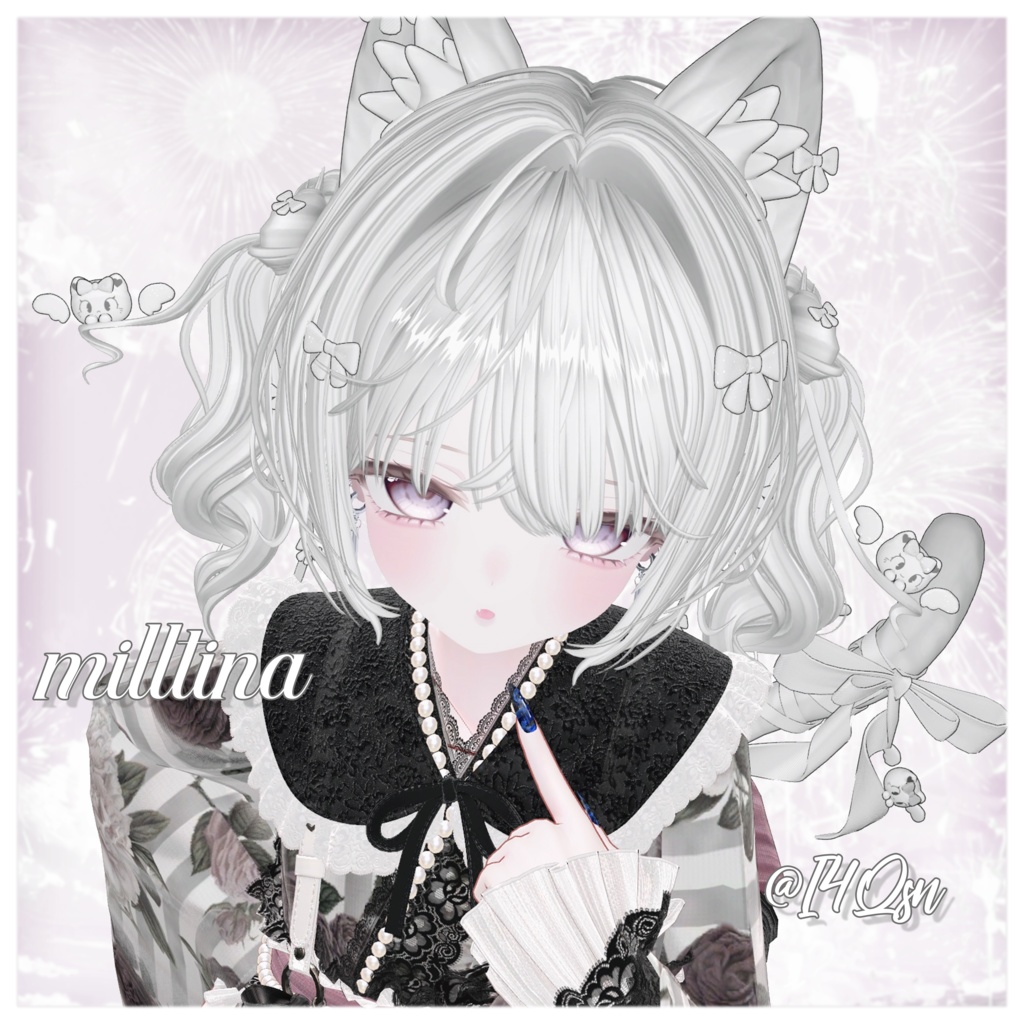 💙ʚ 3way Meowbow Twins ɞ💙