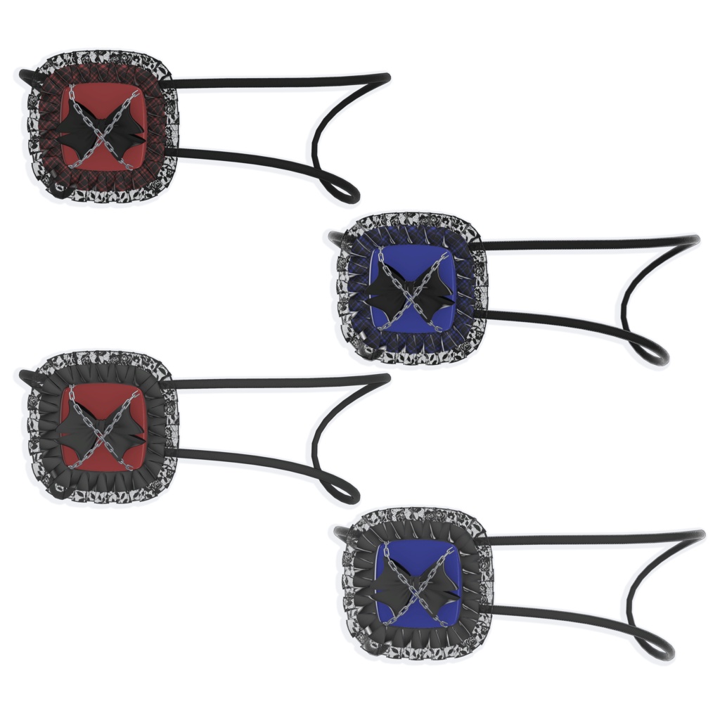 ✦ Midnight Bunny ✦ Eyepatch & Ears