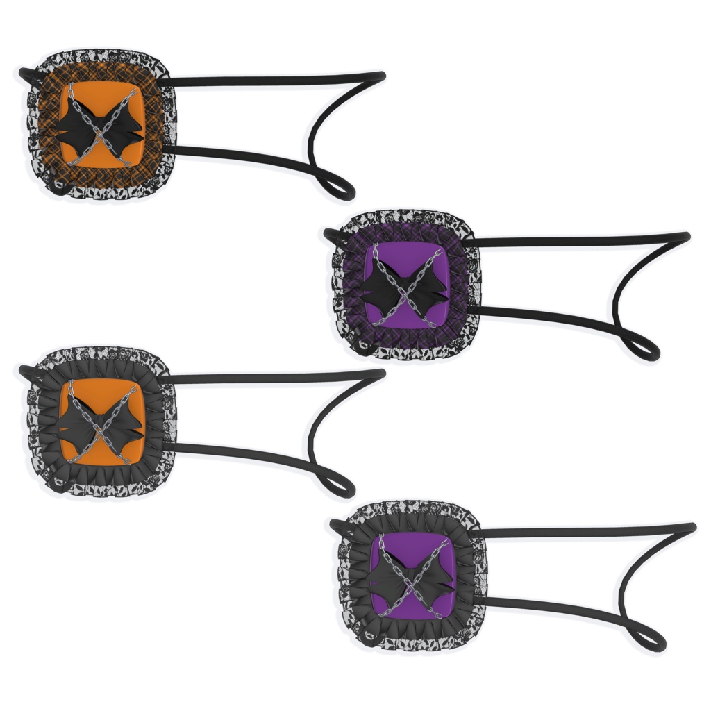 ✦ Midnight Bunny ✦ Eyepatch & Ears