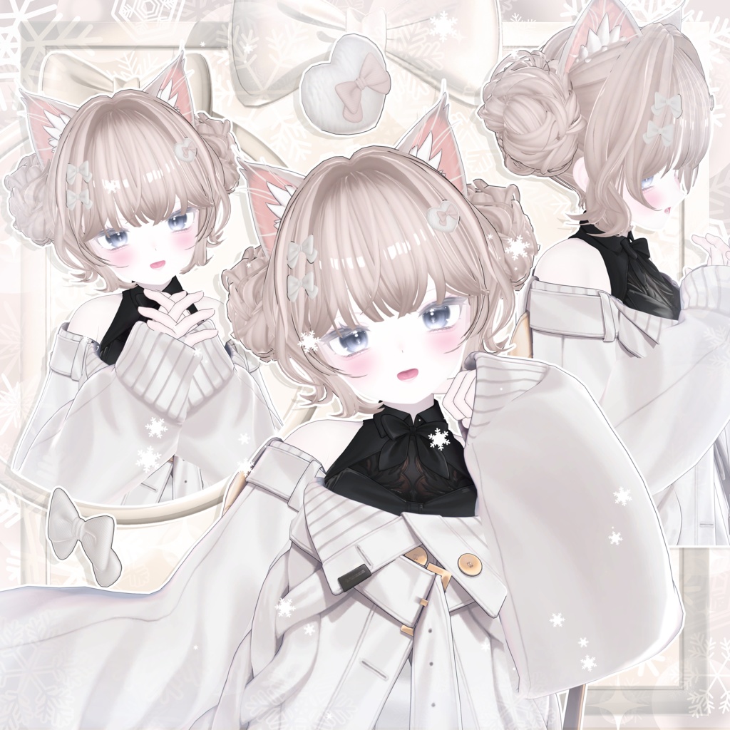 ⛄SALE⛄ Vrchat Hair⛄Twirl Love⛄Fumitik Shop x Cute:command