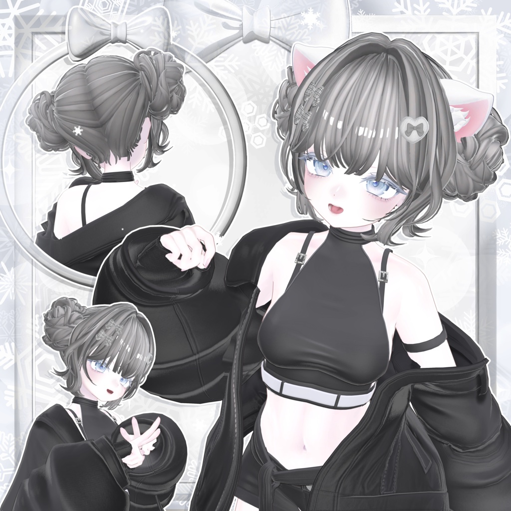 ⛄SALE⛄ Vrchat Hair⛄Twirl Love⛄Fumitik Shop x Cute:command