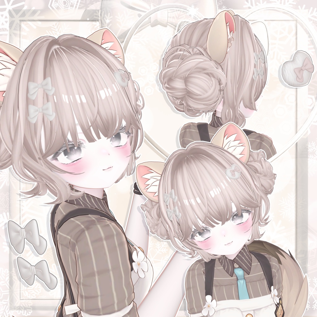 ⛄SALE⛄ Vrchat Hair⛄Twirl Love⛄Fumitik Shop x Cute:command