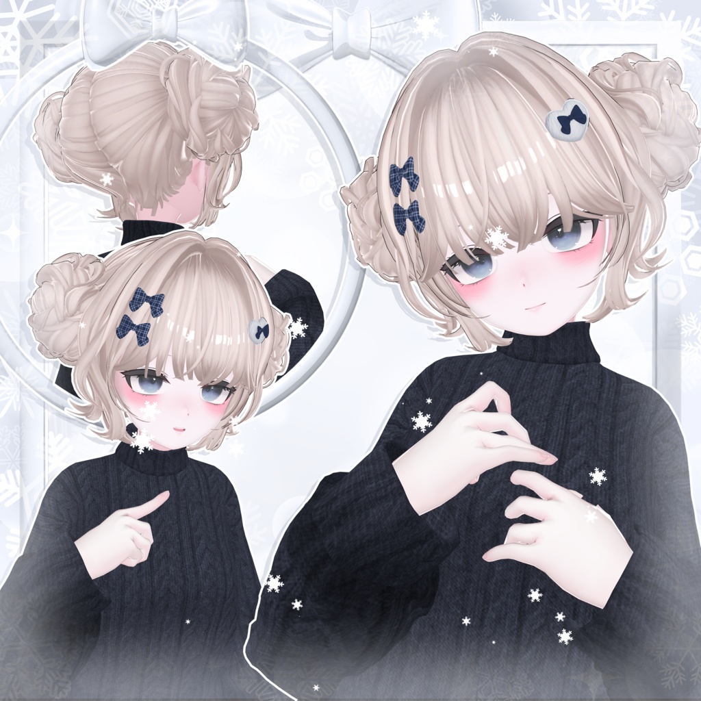 ⛄SALE⛄ Vrchat Hair⛄Twirl Love⛄Fumitik Shop x Cute:command