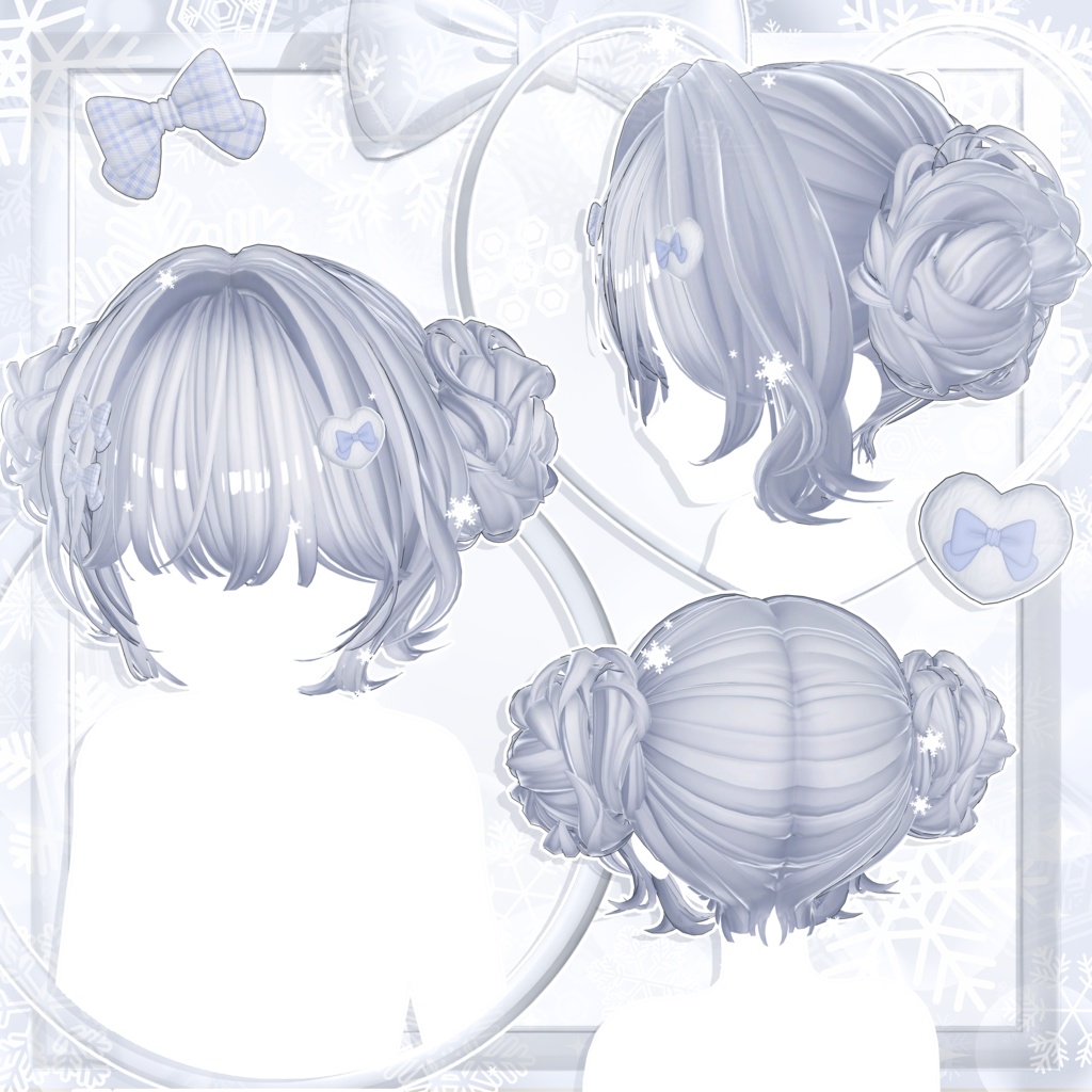 ⛄SALE⛄ Vrchat Hair⛄Twirl Love⛄Fumitik Shop x Cute:command