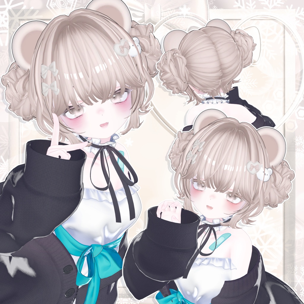 ⛄SALE⛄ Vrchat Hair⛄Twirl Love⛄Fumitik Shop x Cute:command
