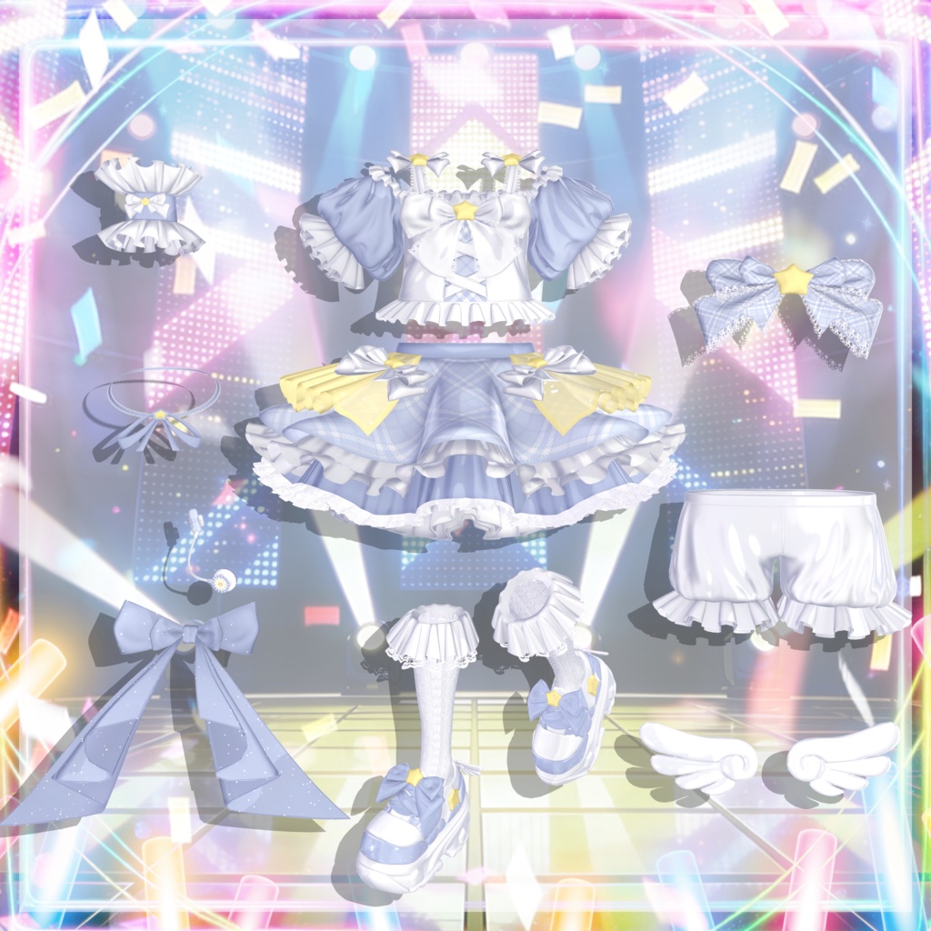 🌟SALE🌟パーティクル付き🌟キㇻキㇻシューティングスター🌟13アバター対応