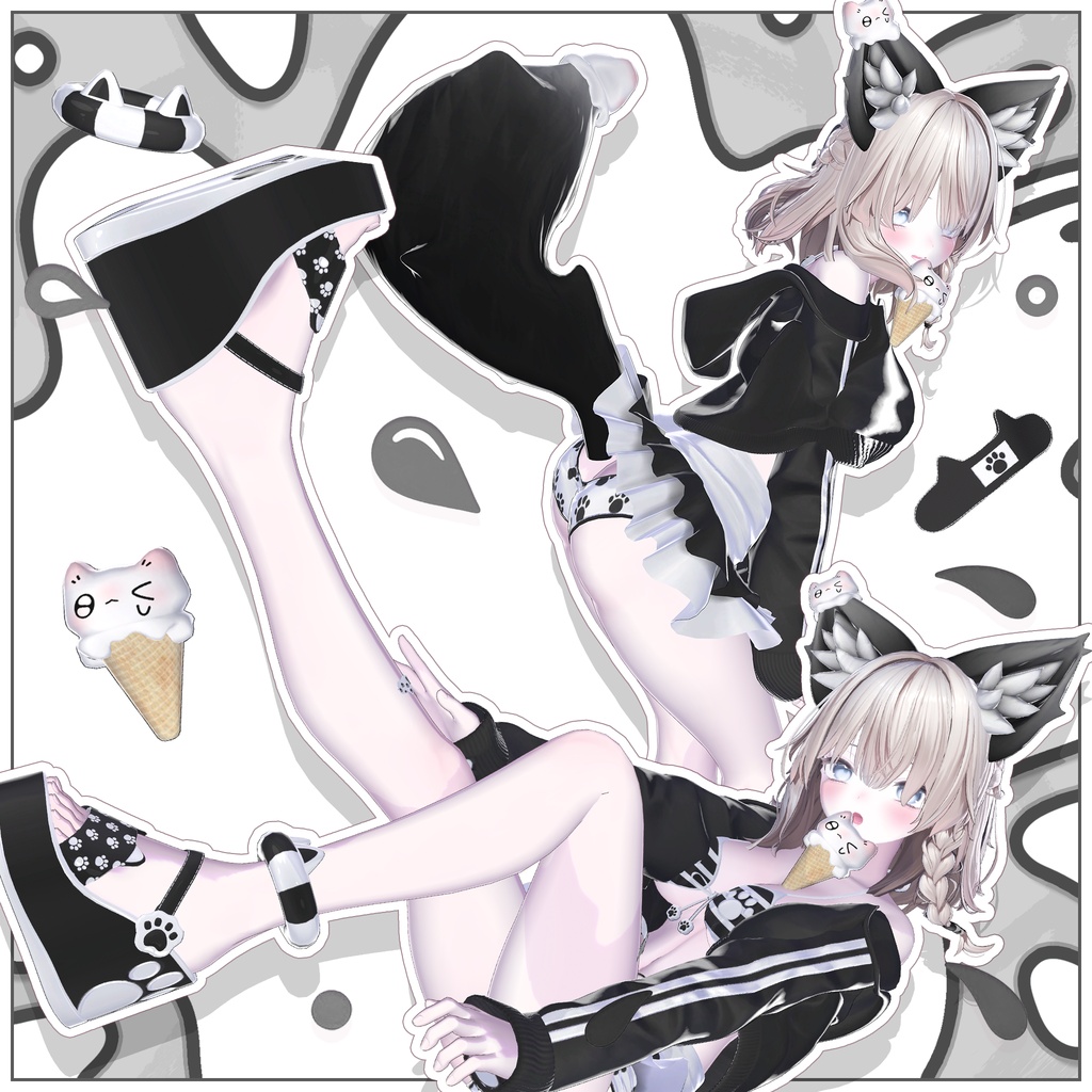 🐾SALE🐾座りギミック付き😽nyacoa😽