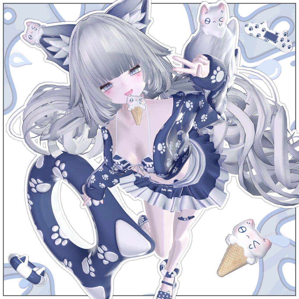 🐾SALE🐾座りギミック付き😽nyacoa😽