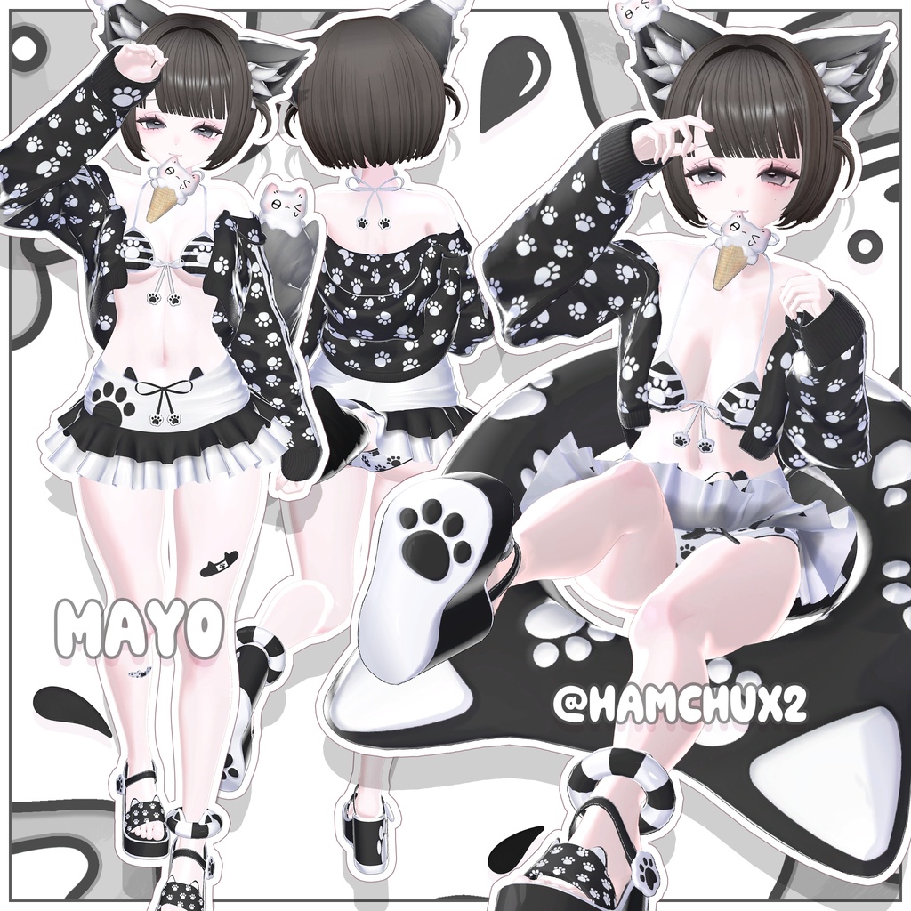 🐾SALE🐾座りギミック付き😽nyacoa😽