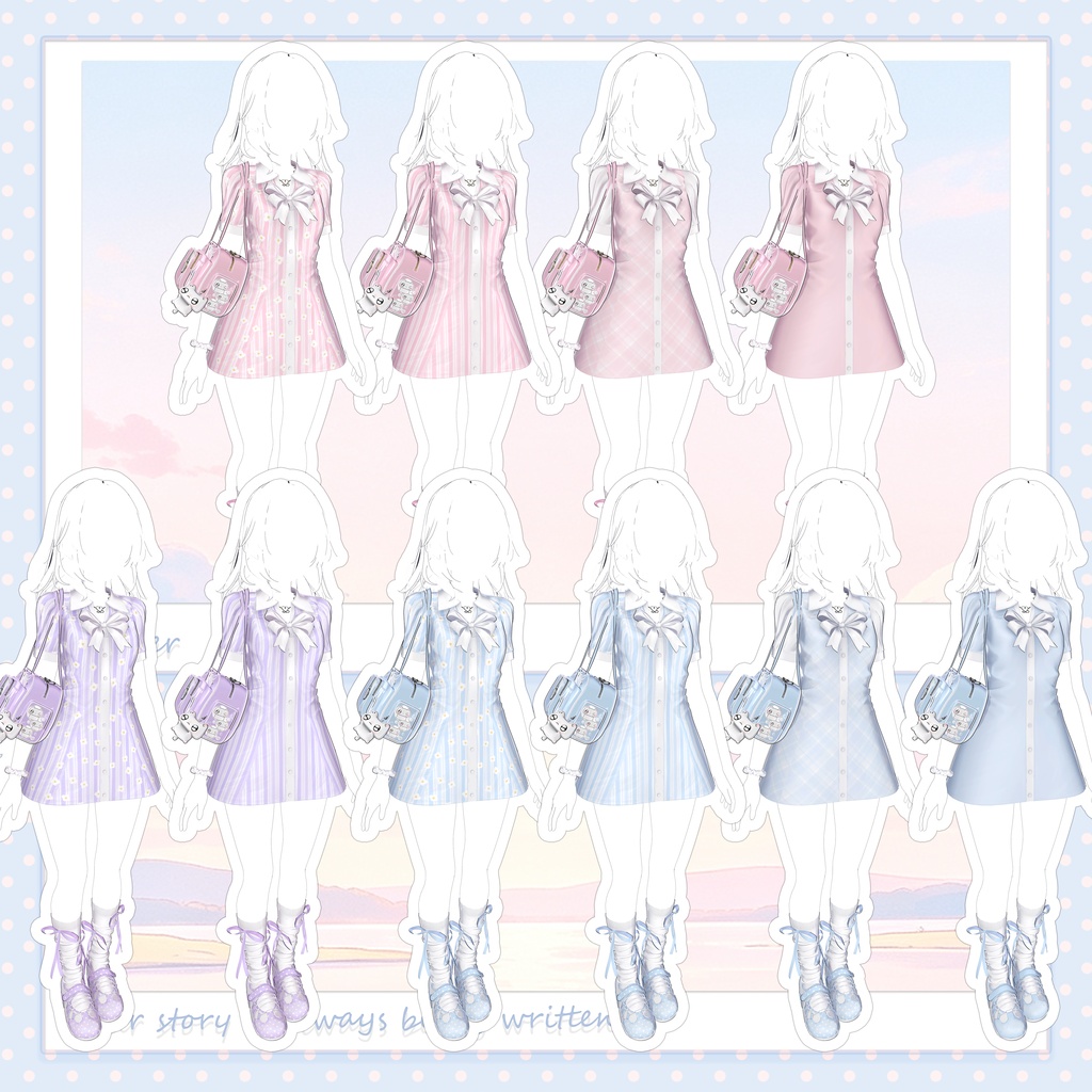 2.5万フォロワー記念衣装🩷4EVer🩵花火ギミック付き