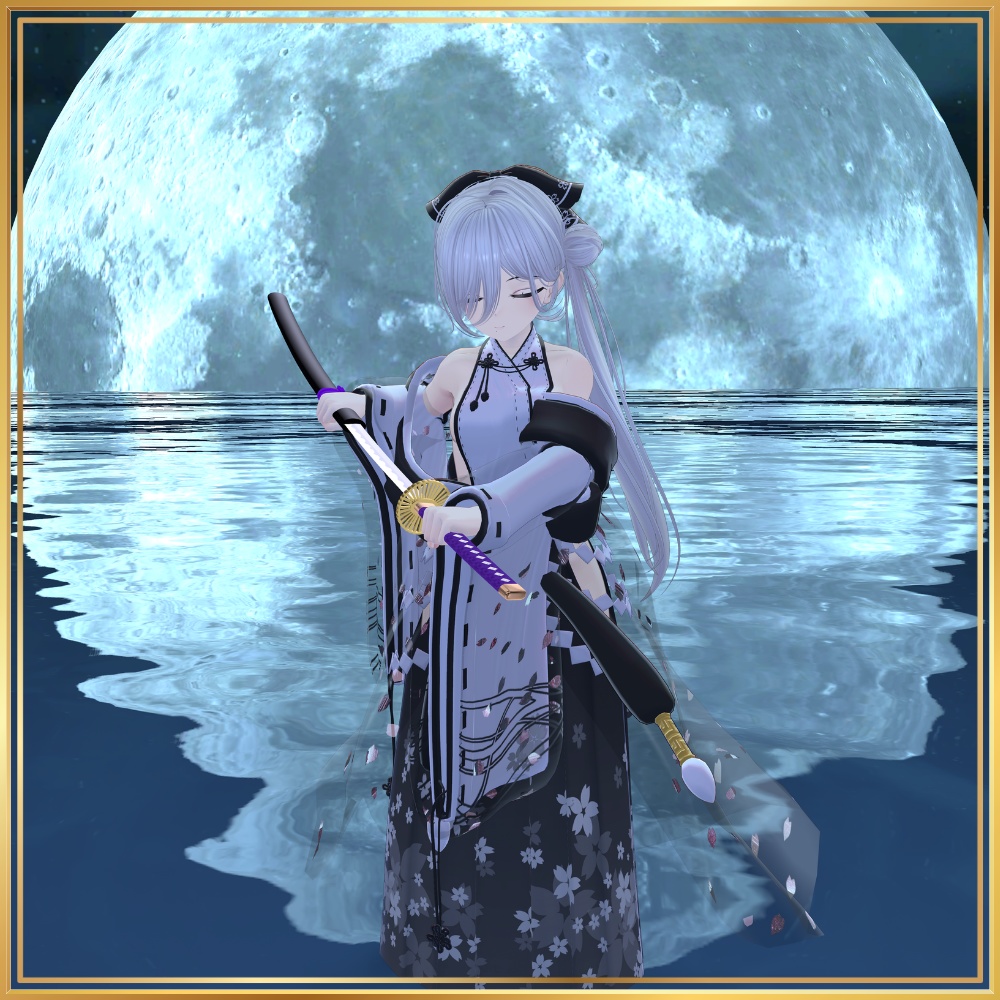 ✨️7日間限定!70%OFF✨️新刀 -宵月- 【抜刀ギミック・パーティクル付き】