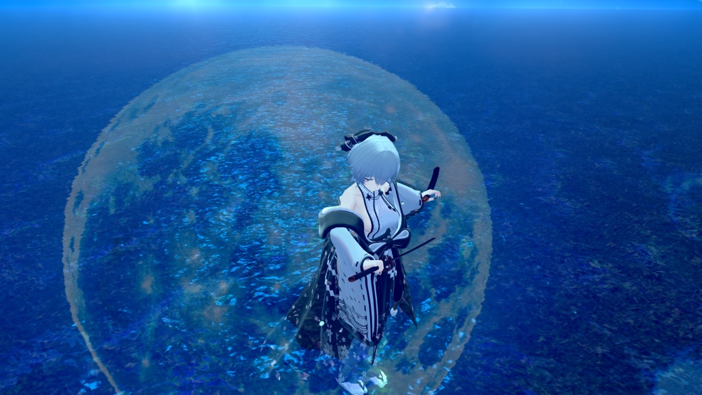 ✨️発売記念セール✨️【VRChat想定】打刀 -緋紅- 【抜刀ギミック・パーティクル付き】