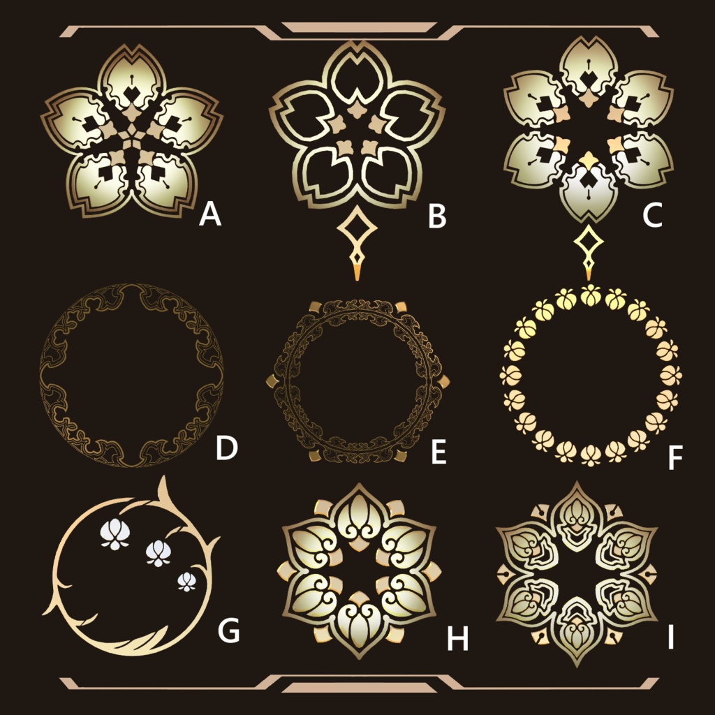 Liberty_Rオリジナル3D装飾品 桜模様の追装