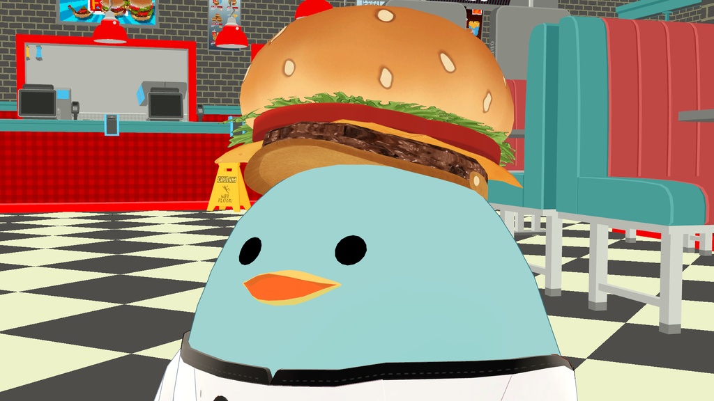 【VRC向け】Humburger cap ハンバーガーキャップ