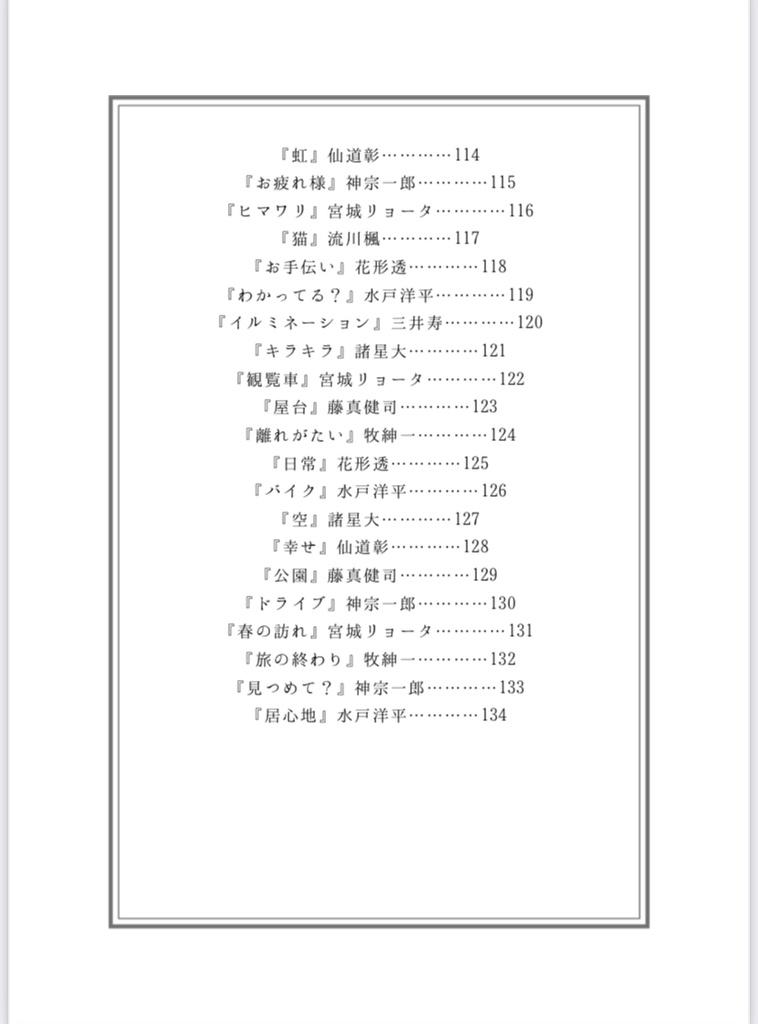 【夢本】CONTACT SHEET