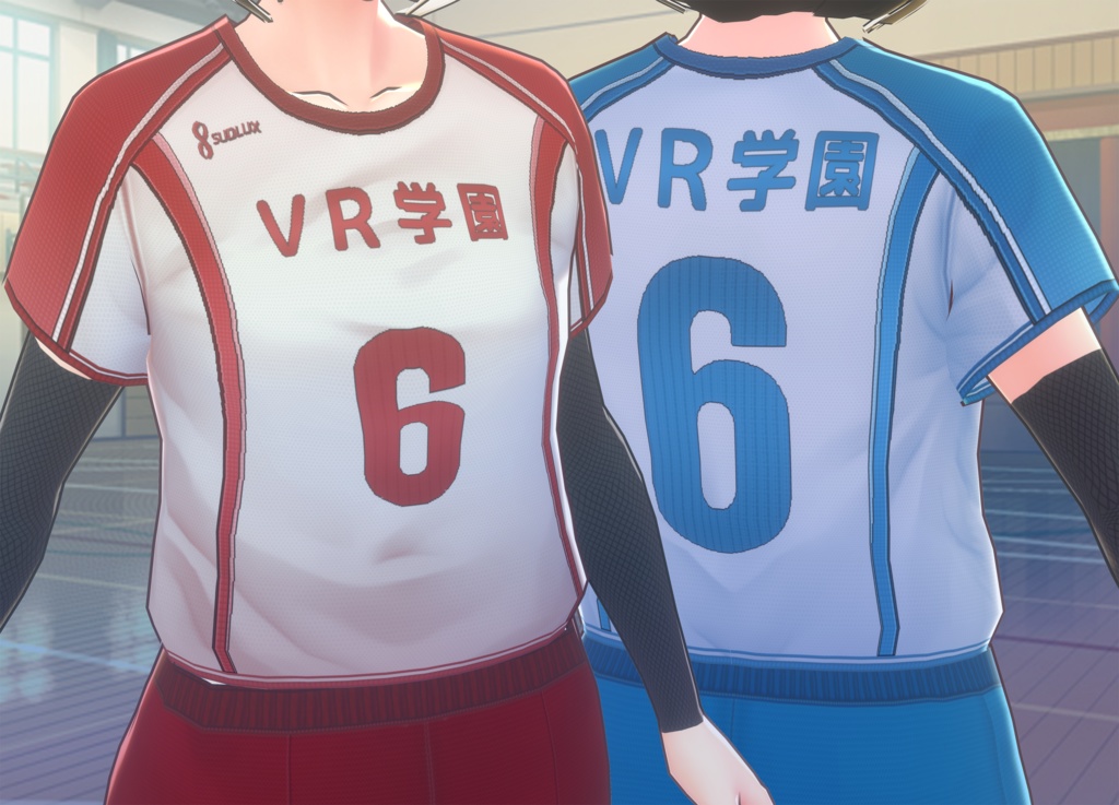 Vroid バレーボールユニフォームセット スポーツ Saintc Acrium Booth