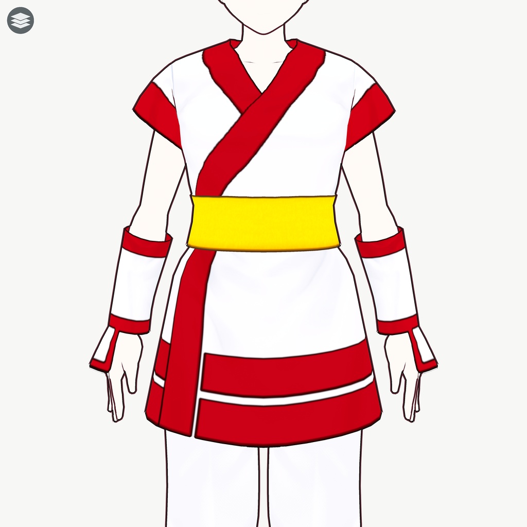 [VRoid]大自然の巫女ナコルルなりきりセット