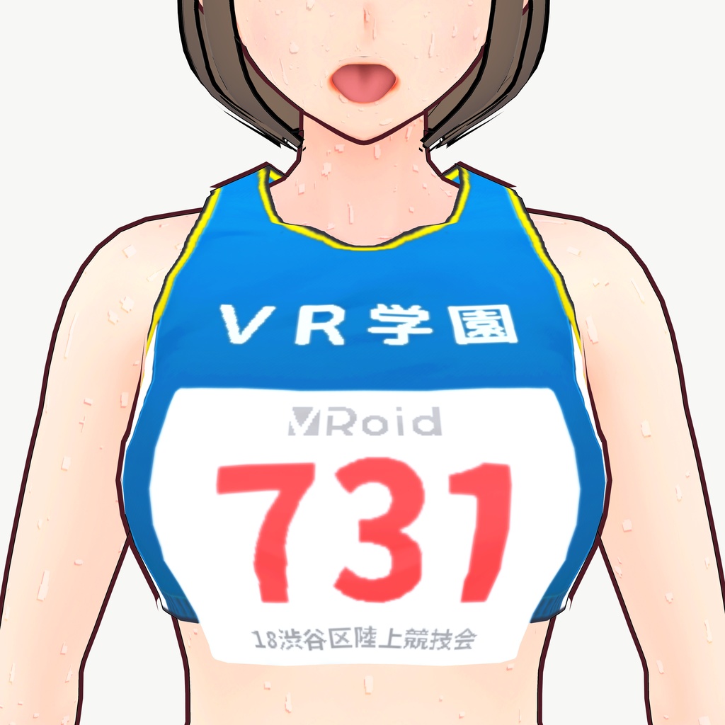 [VRoid][FREE]水滴・汗テクスチャ