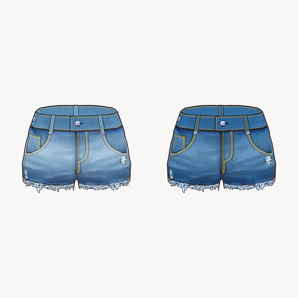 未使用に近い♡ロージーモンスター♡デニムスカラップ ショートパンツ 未使用に近い♡ロージーモンスター♡デニムスカラップ ショート