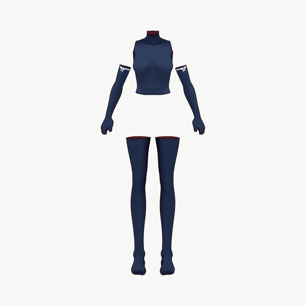 VRoid][FREE]くノ一衣装セット - saintc acrium - BOOTH