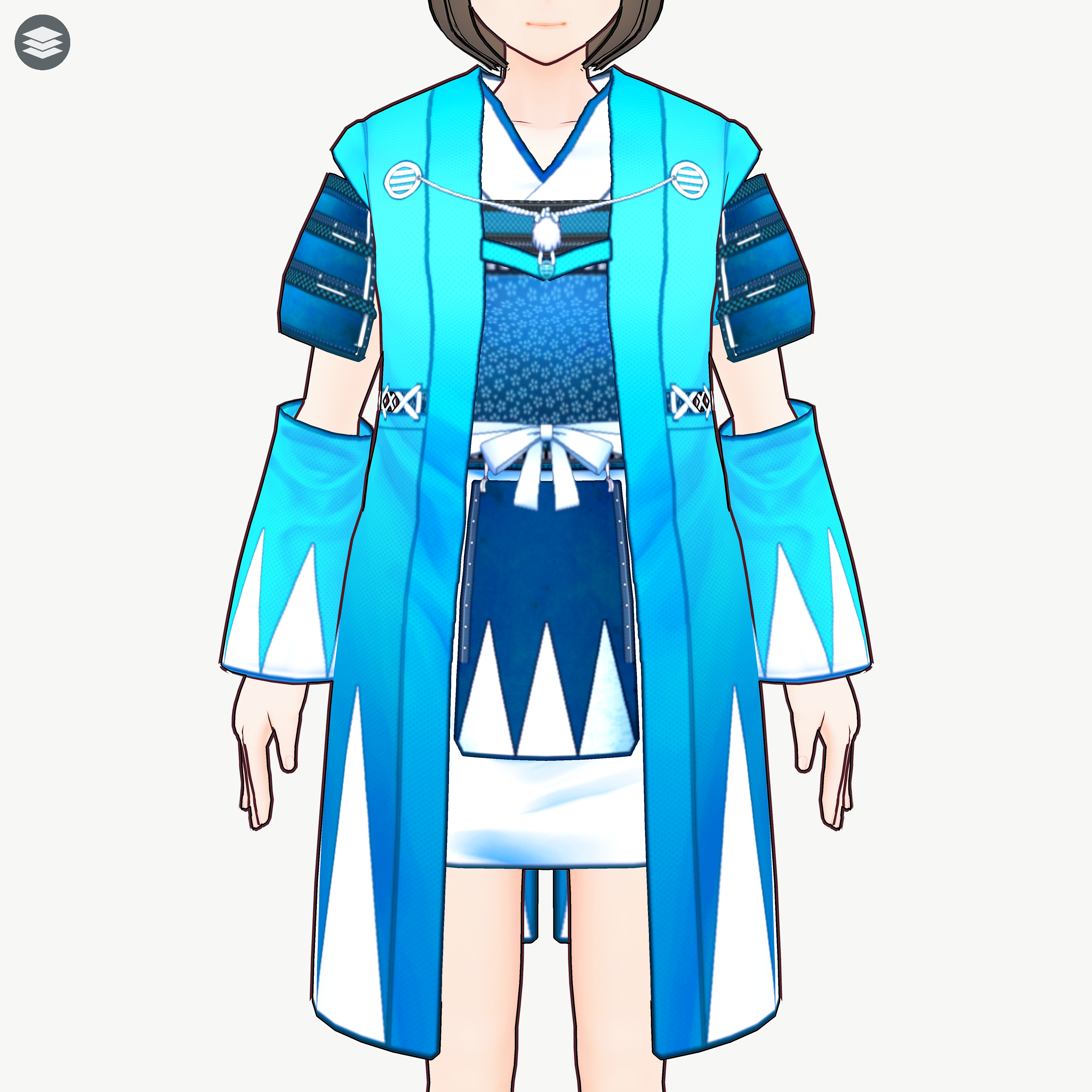 [VRoid][FREE]新選組風衣装セット