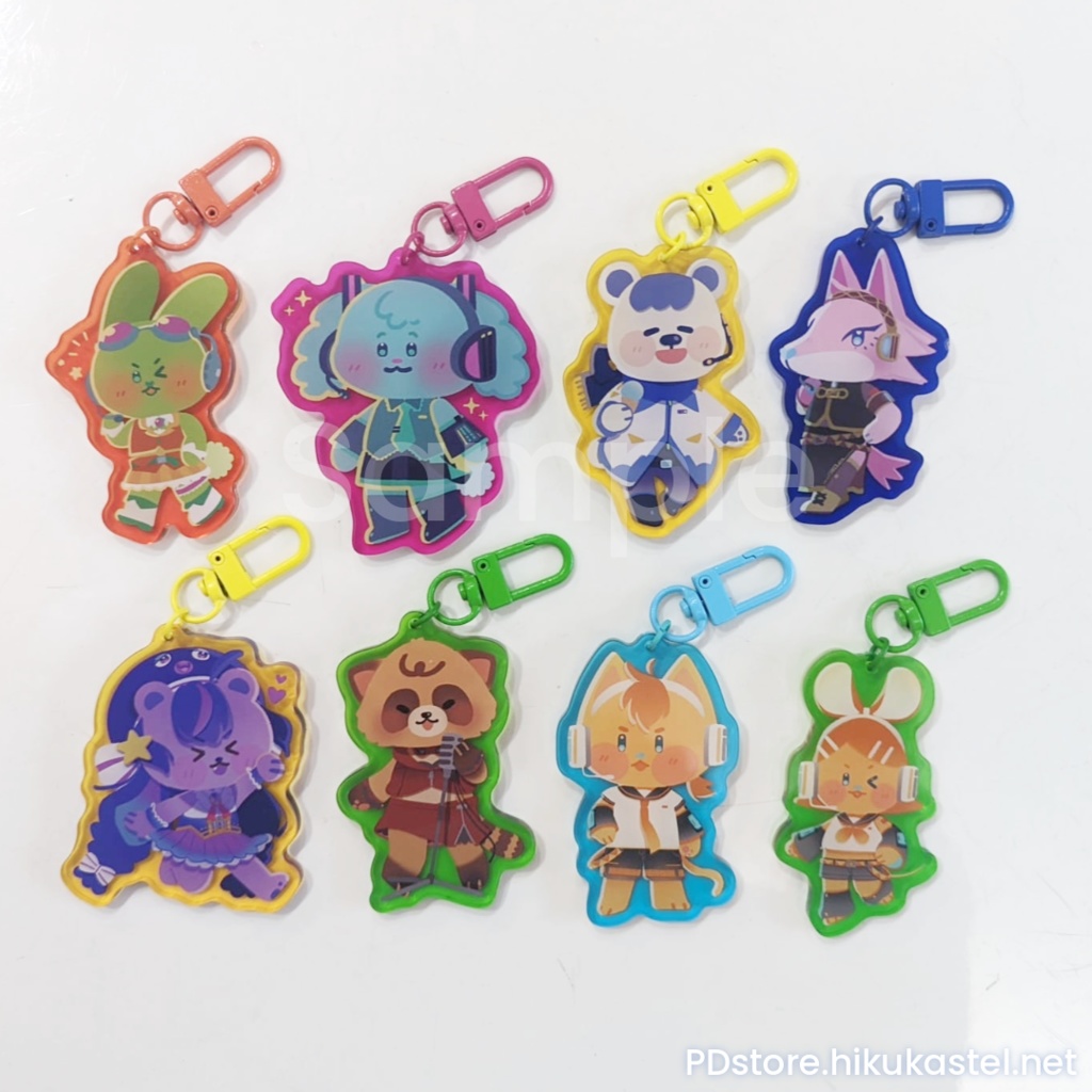 ボカロ動物アクリルキー