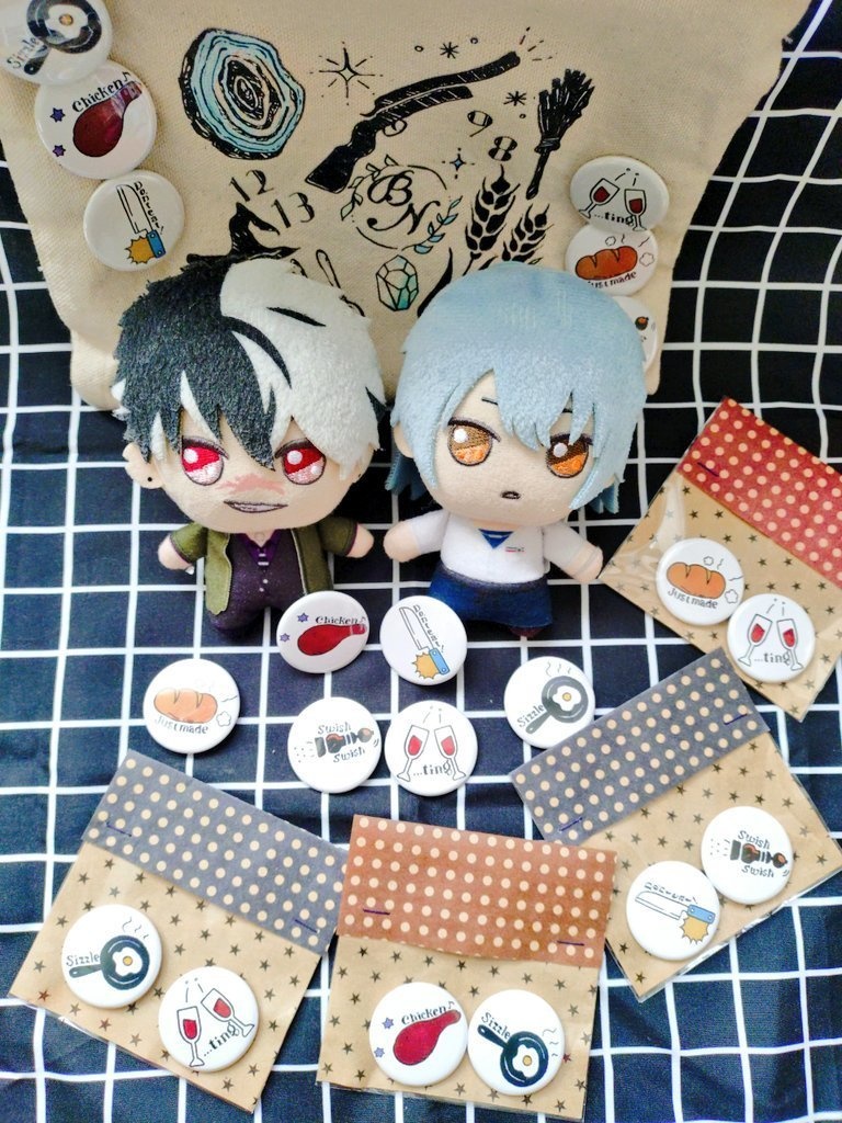 ブラネロモチーフ缶バッジ