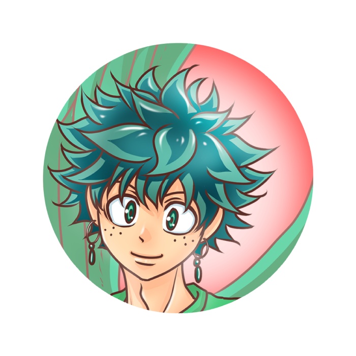 ストラップ5種&缶バッジ、全6個セット