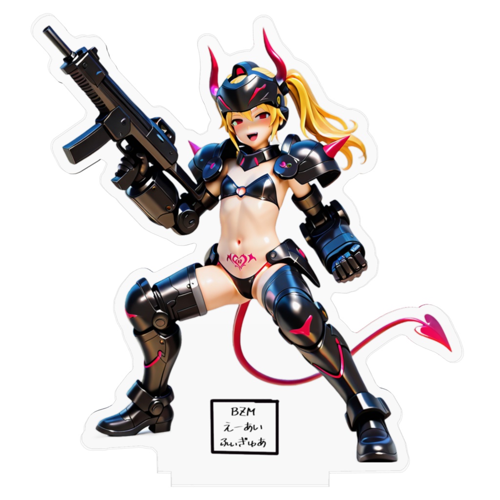 フィギュア風アクリルスタンド ダークメカ娘