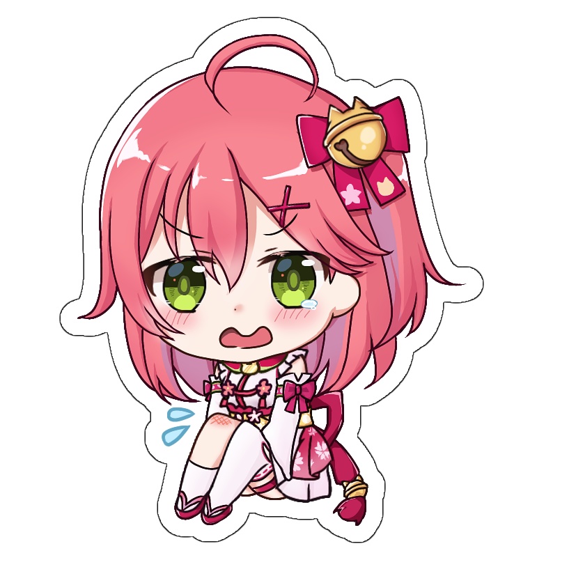 【非公式】ホロライブ さくらみこ ステッカー