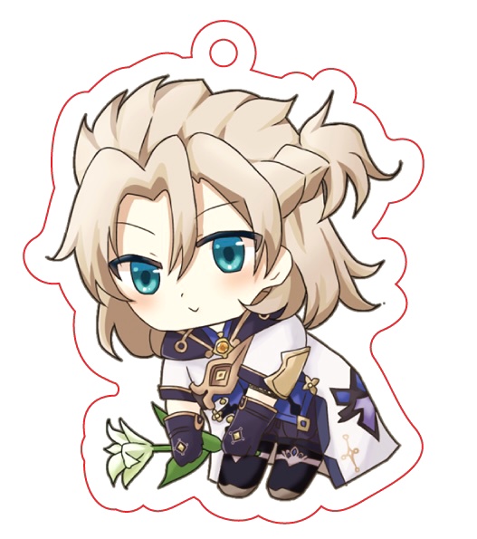 【非公式】原神アルベド アクリルキーホルダー