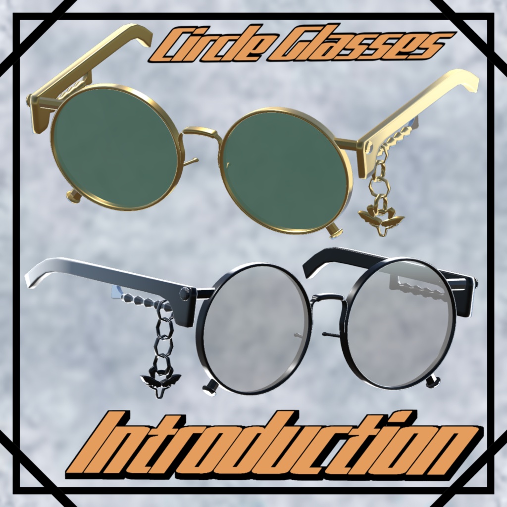 Circle glasses"Introduction"丸眼鏡