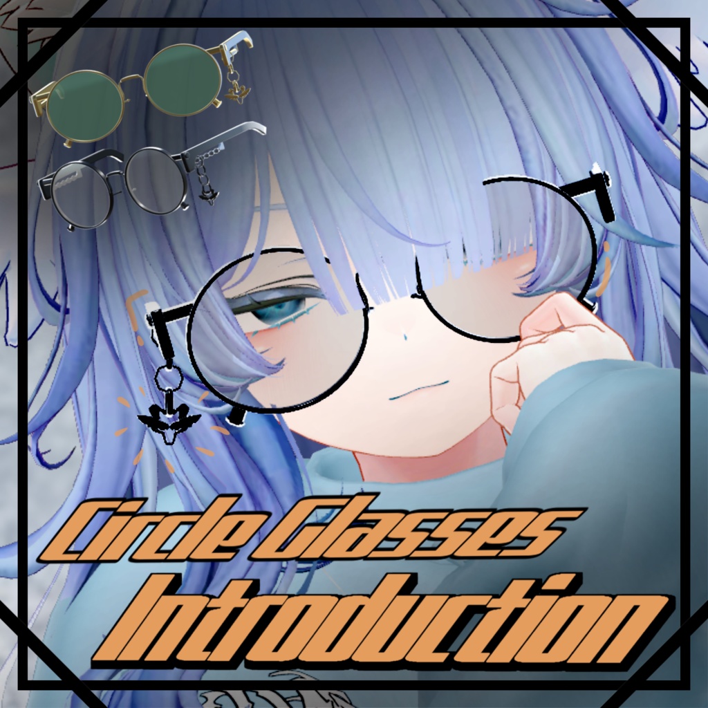 Circle glasses"Introduction"丸眼鏡