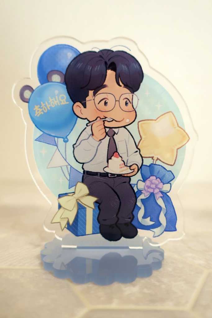 【あんしんBOOTHパック発送】ジェホン先生とサンウクさんのアクスタセット