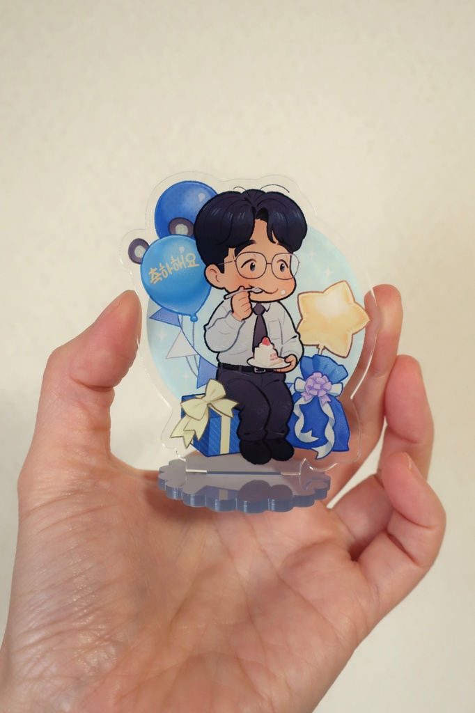 【あんしんBOOTHパック発送】ジェホン先生とサンウクさんのアクスタセット