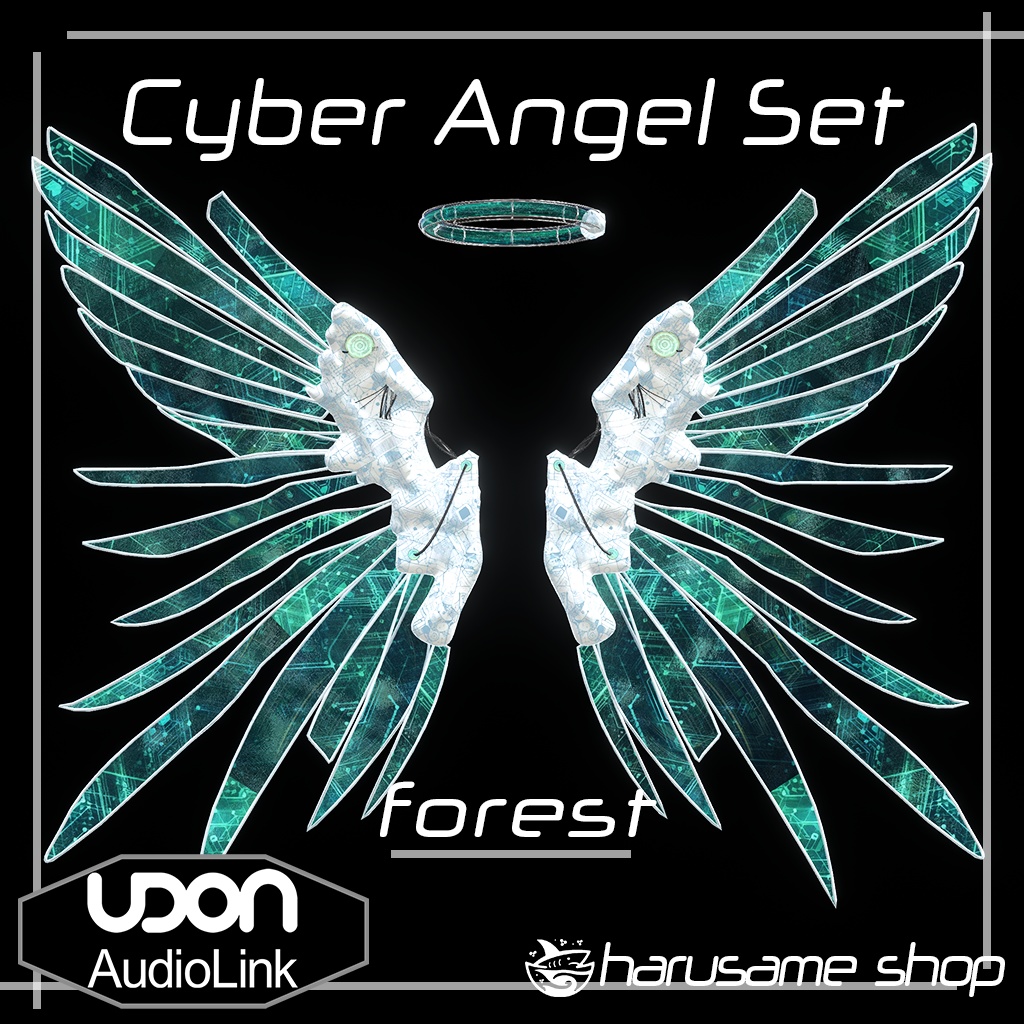 【3Dモデル】Cyber Angel Set