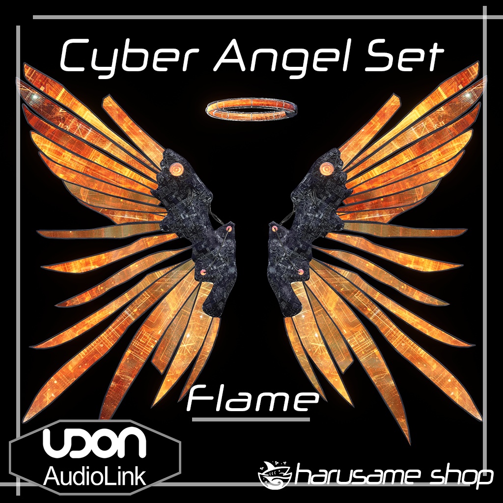 【3Dモデル】Cyber Angel Set