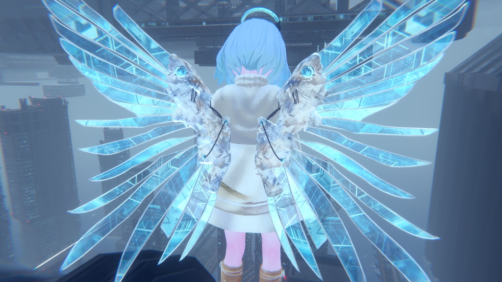 【3Dモデル】Cyber Angel Set