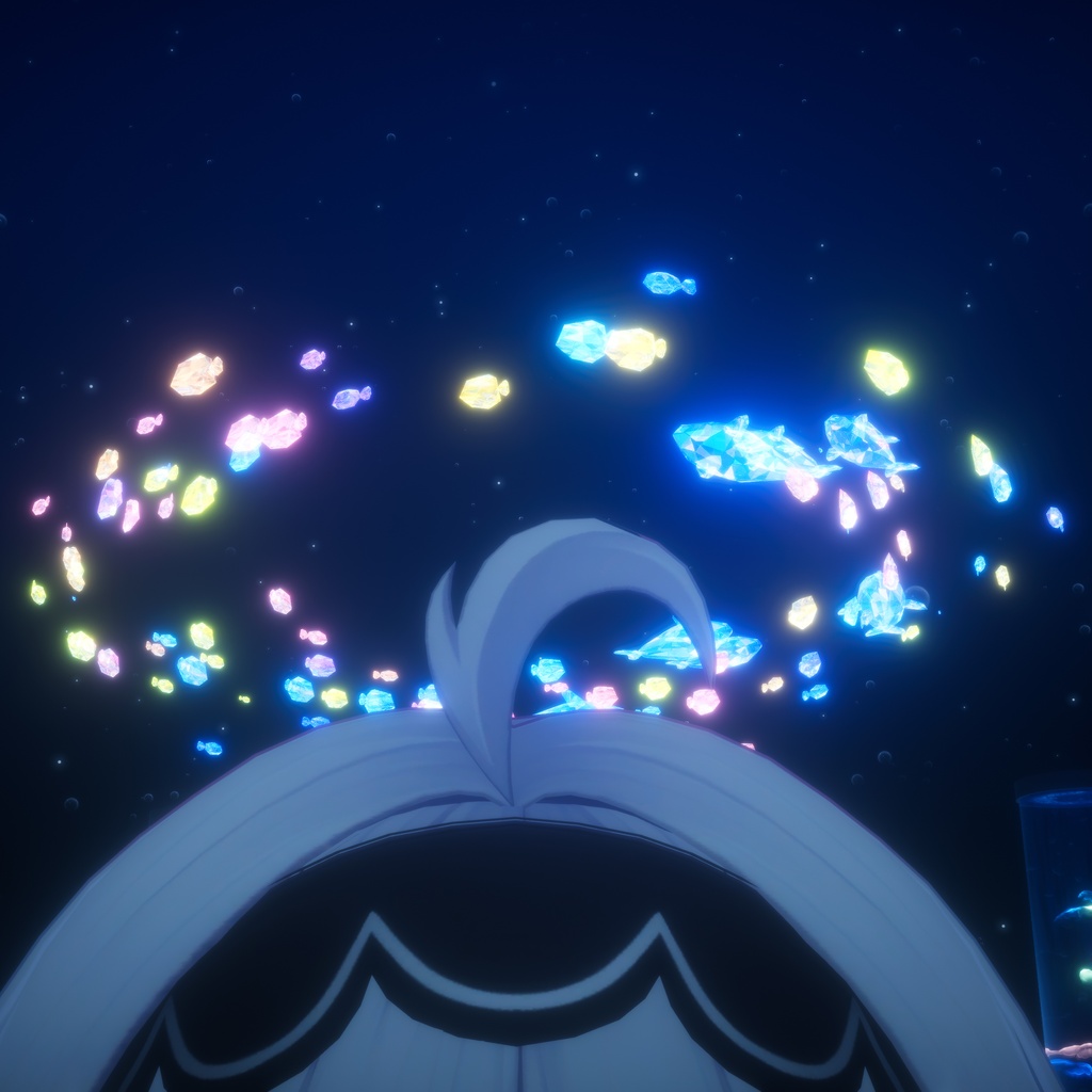 【3Dモデル】Lowpoly Fish Halo