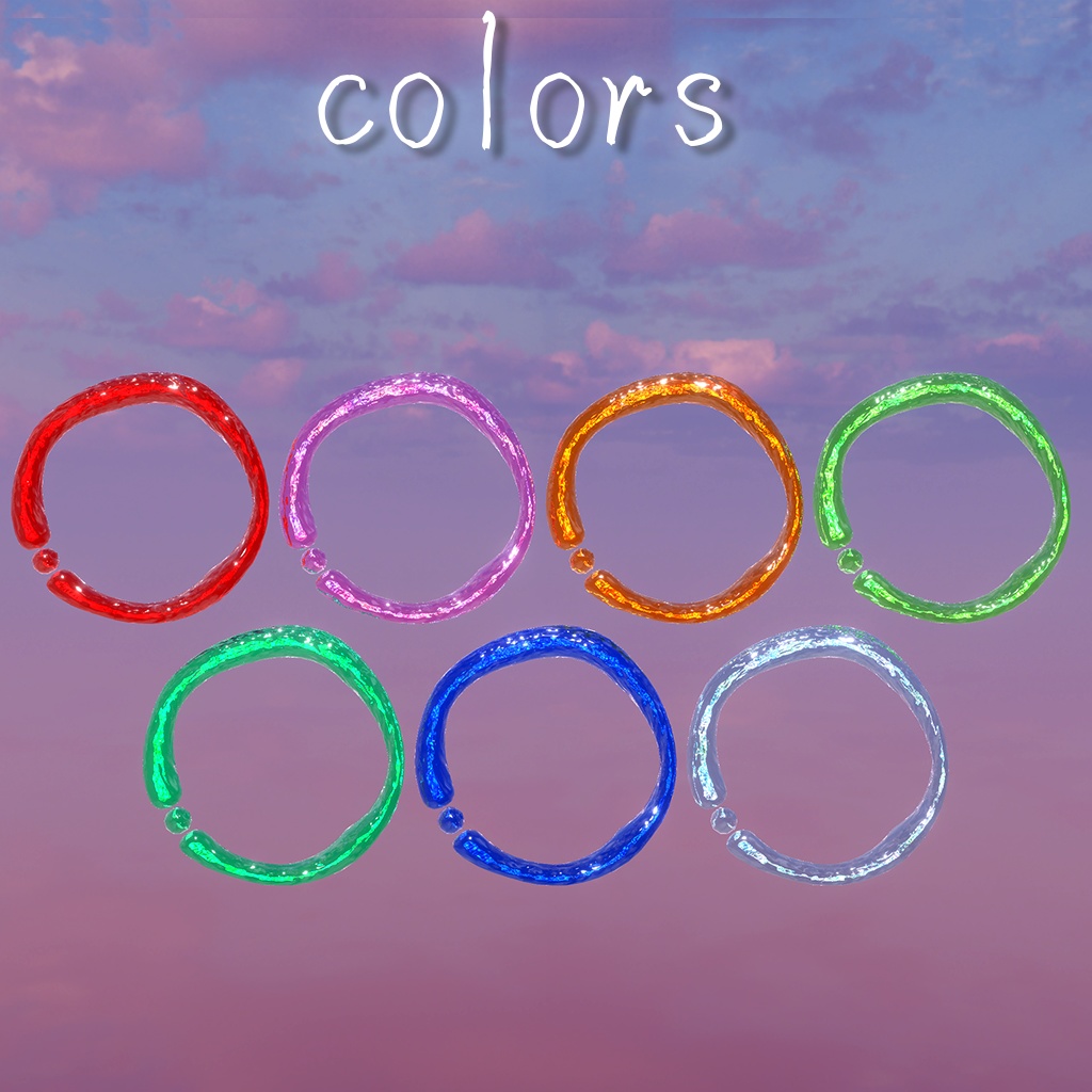 【ふにゃふにゃ】雫が落ちるヘイロー&リング