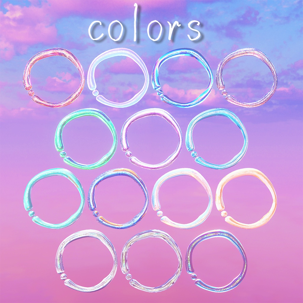 【ふにゃふにゃ】雫が落ちるヘイロー&リング